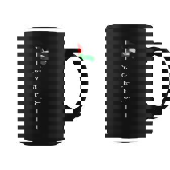 Bandera De Palestina Bandera Palestina Escritura Árabe Palestina Taza de café - Regaloses