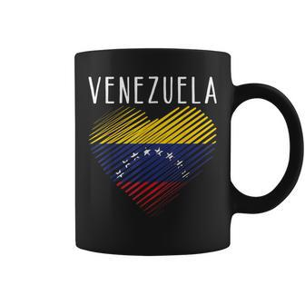 Bandera Venezuela Flag Venezolano Heart Venezuelan Pride Coffee Mug - Monsterry UK