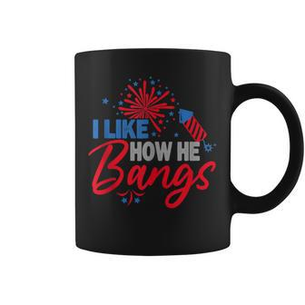 I Like How He Bangs I Like How She Explodes Couple Coffee Mug - Monsterry