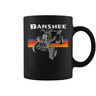 Banshee Quad Atv Atc Vintage Retro All Terrain Vehicle Coffee Mug - Seseable