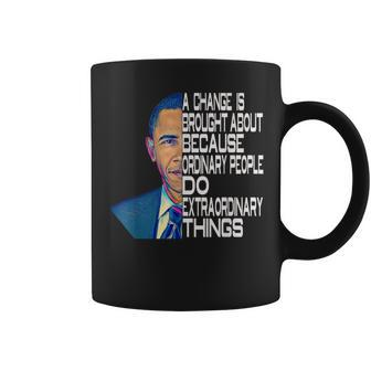 Barack Obama 44Th Usa President Political Quotes Coffee Mug - Monsterry DE