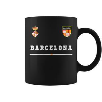 Barcelona SportSoccer Jersey Flag Football Coffee Mug - Monsterry