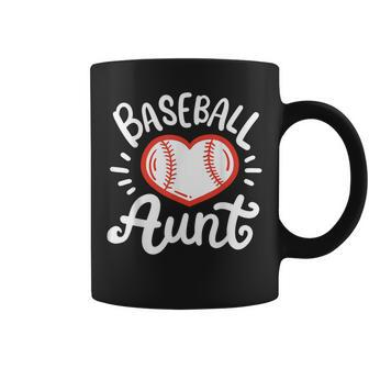 Baseball Aunt Auntie Coffee Mug - Monsterry