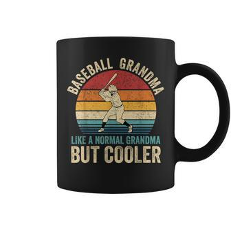 Baseball Grandma Like A Normal Grandma But Cooler Vintage Coffee Mug - Thegiftio UK
