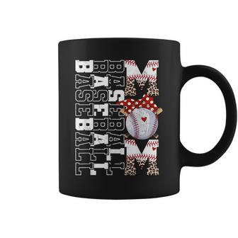 Baseball Mom Leopard Softball Mom Mother's Day 2024 Coffee Mug - Monsterry UK
