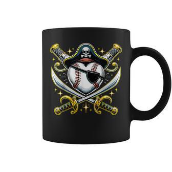 Baseball Pirate Coffee Mug - Monsterry UK