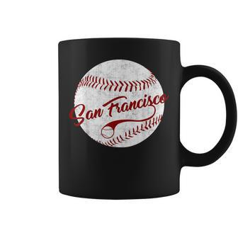 Baseball San Francisco Vintage Giant Ball National Pastime Coffee Mug - Monsterry DE