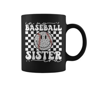 In My Baseball Sister Era Leopard Sister Baseball Girl Women Coffee Mug - Monsterry UK
