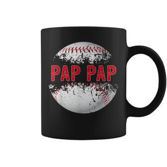 Baseball Softball Lover Ball Pap Pap Father's Day Dad Papa Coffee Mug - Monsterry AU