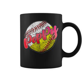 Baseball Softball Poppy Of Softball Baseball Player Coffee Mug - Monsterry CA