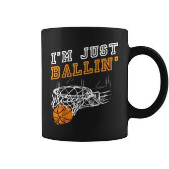 Basketball For Coach Player Boys Girls Youth Baller Coffee Mug - Seseable
