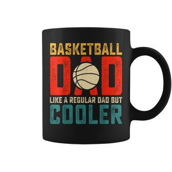 Basketball Dad Present Daddy Father's Day Birthday Christmas Coffee Mug - Monsterry CA