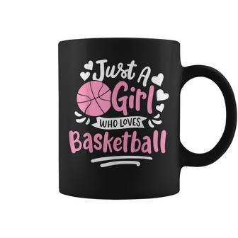 Basketball Girl Just A Girl Who Loves Basketball Coffee Mug - Thegiftio UK
