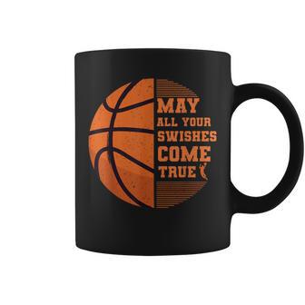 Basketball May All Your Swishes Come True College Player Coffee Mug - Monsterry UK