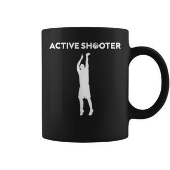 Basketball Player Active Shooter Basketball Lovers Women Coffee Mug - Seseable