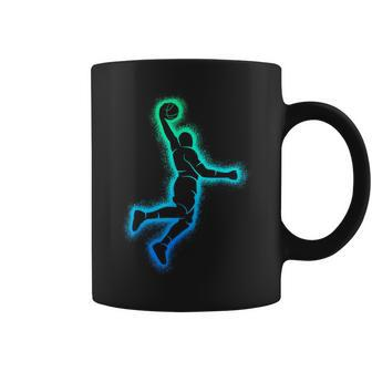 Basketball Player Dunking Basketball Boys Coffee Mug - Thegiftio UK