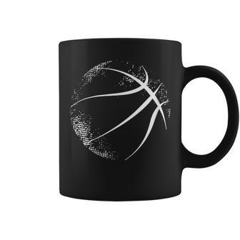 Basketball Silhouette Basketball Coffee Mug - Thegiftio UK