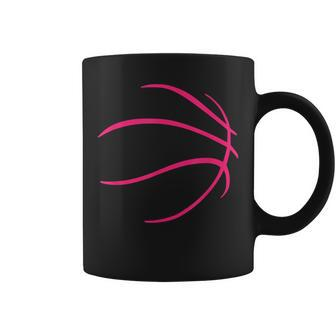 Basketball Silhouette Basketball Lover Women Girls Graphic Coffee Mug - Monsterry UK