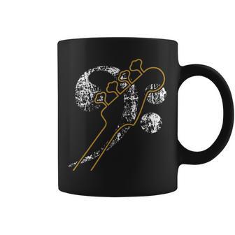 Bassguitarneck With Bass Clef For Bass Players Bands Coffee Mug - Monsterry AU