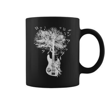 Bassr Tree Guitar Coffee Mug | Mazezy