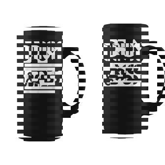 Batería Y Bajo Música Drum & Bass Drum And Bass Taza de café - Regaloses