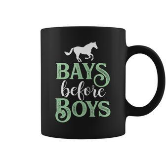 Bays Before Boys Horse Riding Lover Coffee Mug - Monsterry DE