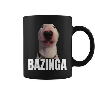 Bazinga Cringe Meme Dog Genz Trendy Nager Slang Coffee Mug - Thegiftio UK