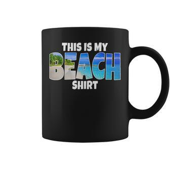 Beach Ocean Vacation Souvenir Keepsake Sand Water Sea Coffee Mug - Monsterry DE