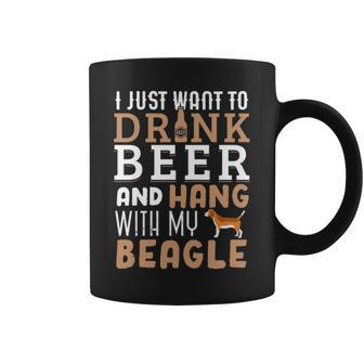 Beagle Dad Father's Day Dog Lover Beer Coffee Mug | Mazezy