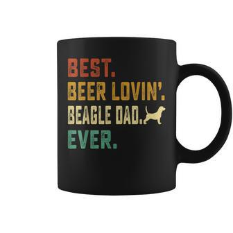 Beagle Dog Lover Best Beer Loving Beagle Dad Fathers Day Coffee Mug - Monsterry DE