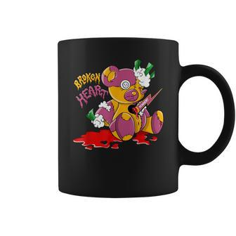 Bear Broken Heart Retro High Og Brotherhood 1S Matching Coffee Mug - Monsterry DE