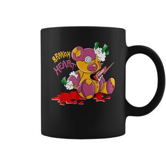 Bear Broken Heart Retro High Og Brotherhood 1S Matching Coffee Mug - Monsterry