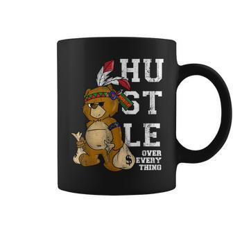 Bear Hustle Over Everything Native American Spirit Coffee Mug - Monsterry DE