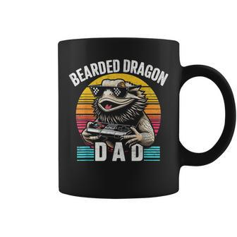 Bearded Dragon Dad Vintage Video Game Lizard Reptile Lover Coffee Mug - Thegiftio UK
