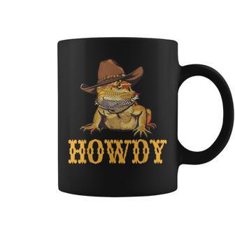 Bearded Dragon Howdy Cowboy Coffee Mug - Monsterry DE