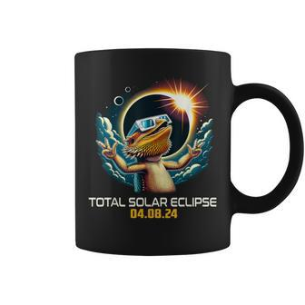 Bearded Dragon Selfie Solar Eclipse Coffee Mug - Seseable
