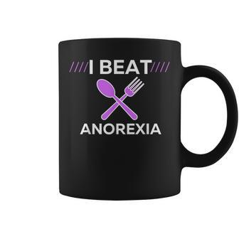 I Beat Anorexia Nervosa Stay Alive Kick Anorexia Coffee Mug - Monsterry