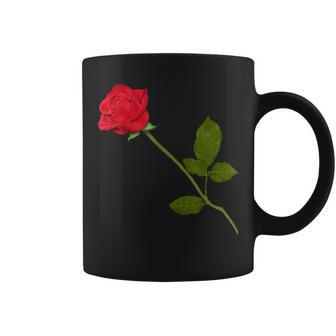 Beautiful Single Red Rose Flower Og Only Found Here Coffee Mug - Monsterry CA