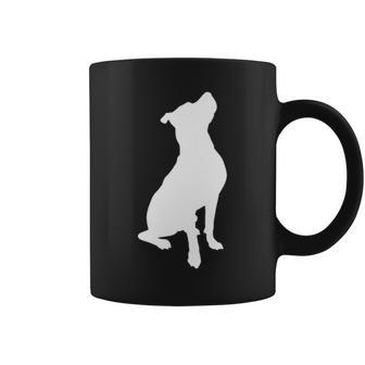 Beautiful White Pitbull For Pittie Moms Dads Dog Lovers Coffee Mug - Monsterry
