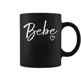 Bebe For Grandma Heart Mother's Day Bebe Coffee Mug - Seseable