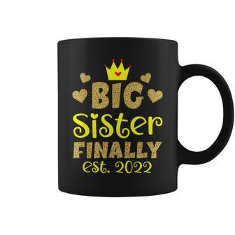 Become Big Sister 2022 Crown Coffee Mug - Monsterry
