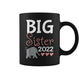 Become Big Sister 2022 Elephant Sis Coffee Mug - Monsterry UK