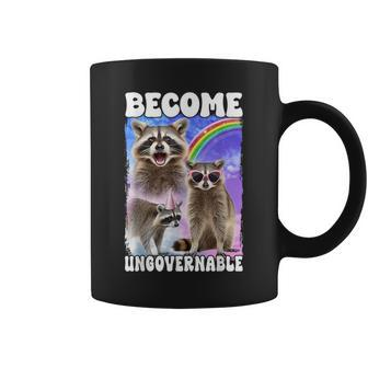 Become Ungovernable Raccoon Internet Culture Coffee Mug - Monsterry CA