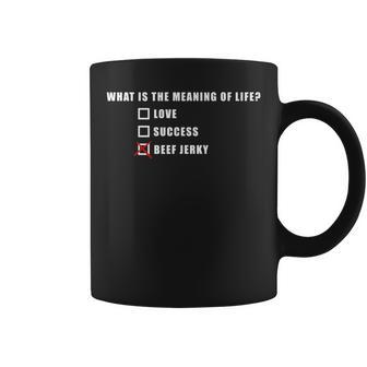 Beef Jerky Is Always The Answer Beef Jerky Lovers Coffee Mug - Monsterry DE