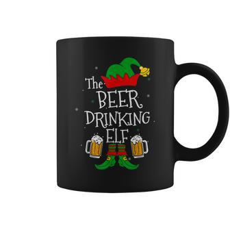 The Beer Drinking Elf Matching Family Drinker Merry Xmas Day Coffee Mug - Seseable