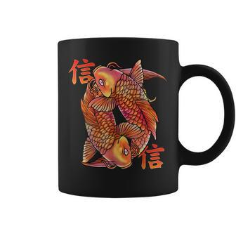 Believe Koi Japanese Nishikigoi Fish Butterfly Carp Coffee Mug - Thegiftio UK