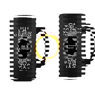 Belton Texas Path Of Totality Total Solar Eclipse 2024 Coffee Mug - Monsterry