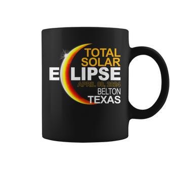 Belton Texas Total Solar Eclipse April 8 2024 Coffee Mug | Mazezy
