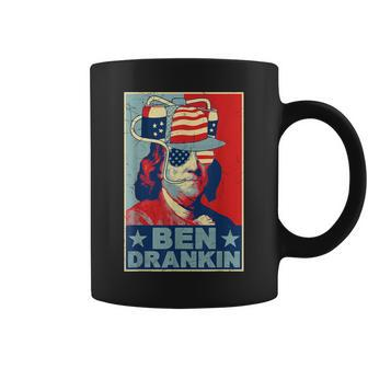Ben Drankin Beer 4Th Of July Retro Beer Lover Drinking Team Coffee Mug - Seseable