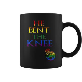 He Bent The Knee Gay And Lesbian Lgbt Wedding Bachelor Party Coffee Mug | Crazezy UK